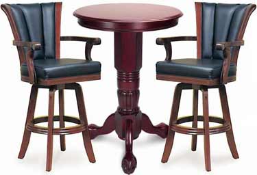 NJ Ball & Claw Turned Pedestal Pub Table for sale
