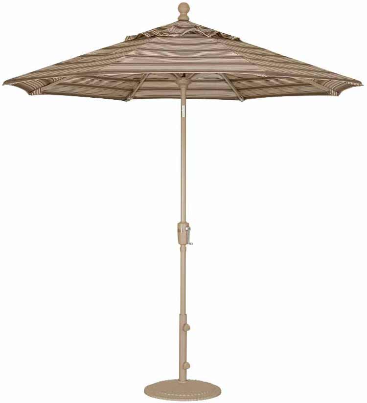 7.5' Push Button Tilt Octagon Patio Umbrella