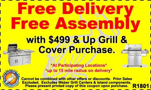 Grill Assembly and Delivery Coupon