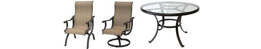 DWL Summer Point Patio Chairs & Table