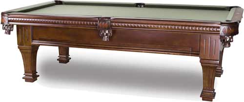THE BERGEN 8-FOOT POOL TABLE W/ STORAGE DRAWER