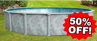 Renaissance 52" Above Ground Swimming Pool, 50% Off