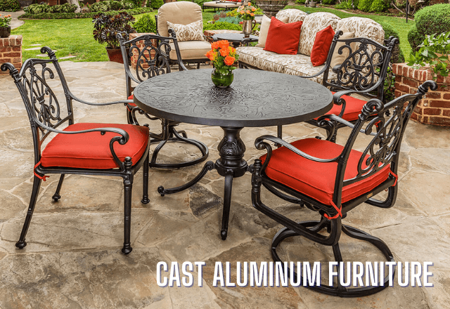 Cast Aluminum Outdoor Patio Furniture