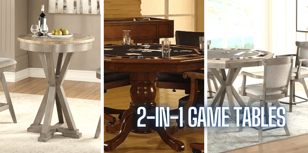 Poker Game Tables, Game Tables that Convert to Dining Tables