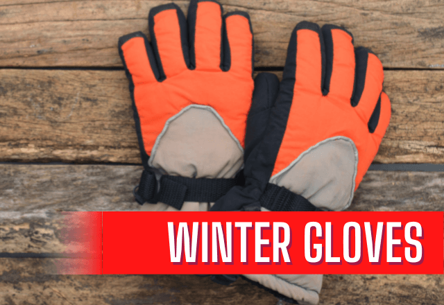 Winter Gloves for Playing in the Snow, Skiing, Snowboarding, Sledding & More