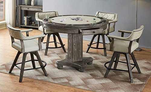 Game Table that Converts to Dining Table