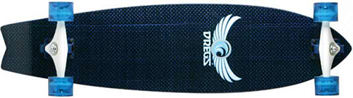 Dregs 37.5 F1 Fiberweaver Blue Skateboard